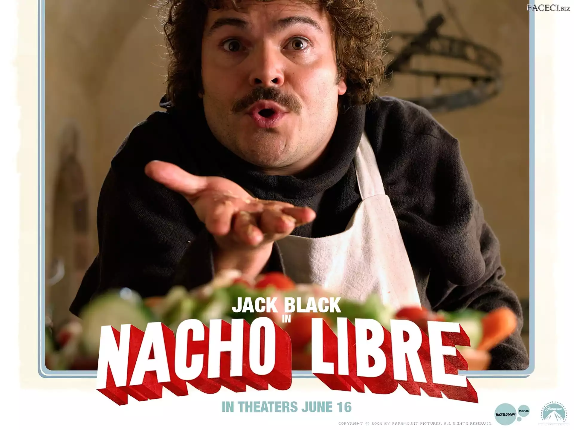 fartuch, Nacho Libre, Jack Black